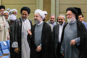 ضیافت افطار ریاست جمهوری با روحانیون