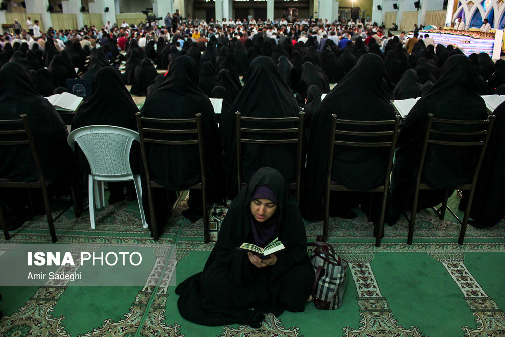مراسم جزء خوانی قرآن کریم مصلای امام خمینی (ره) - تبریز