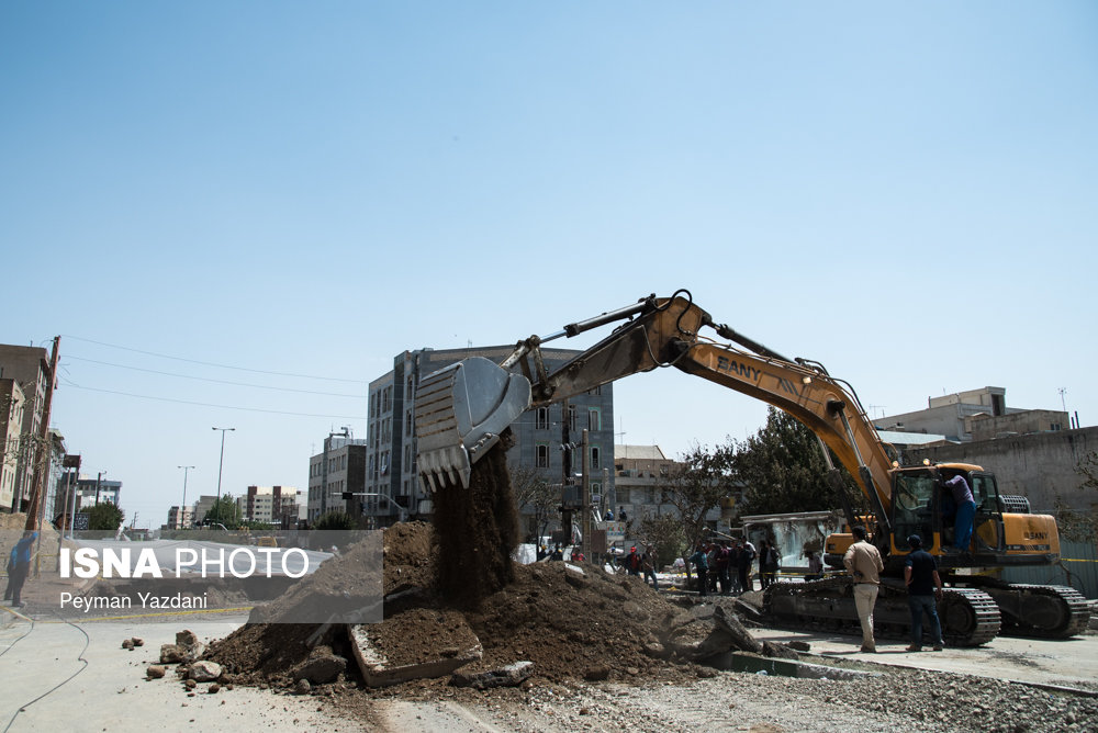 محل انفجار شدید صبح امروز در شهران
