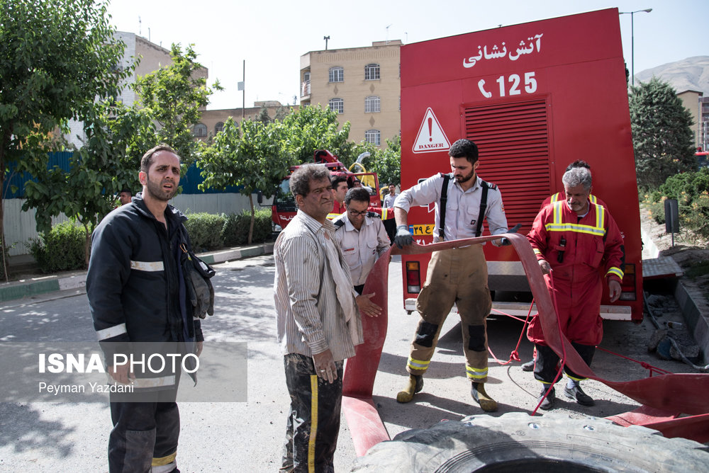محل انفجار شدید صبح امروز در شهران