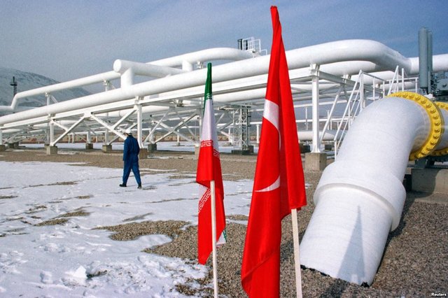 صادرات گاز به ترکیه