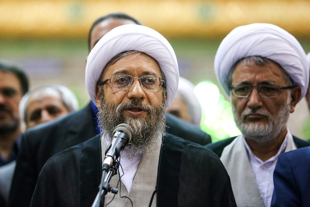 تجدید تجدید میثاق رییس  قوه قضاییه با بنیانگذار انقلاب اسلامی