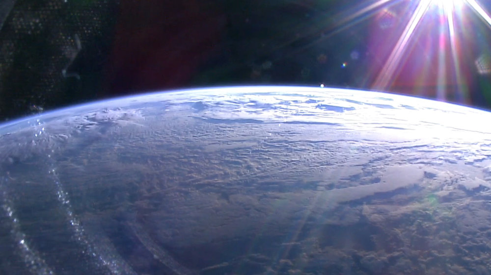 تصویر زمین از منظر ایستگاه فضایی