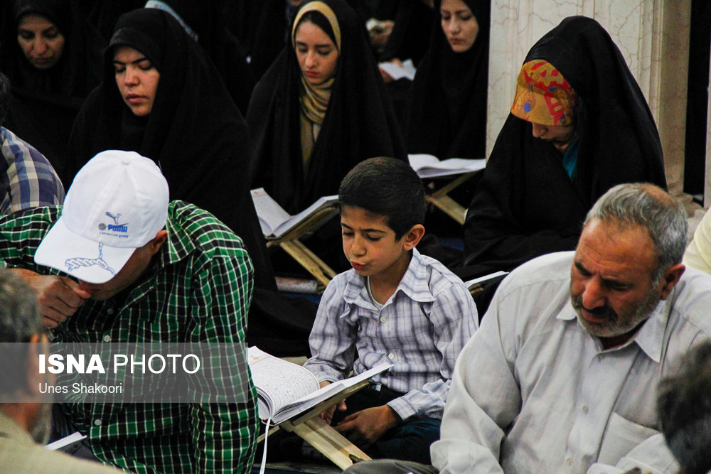 مراسم جزء خوانی قرآن کریم - حسینیه اعظم زنجان