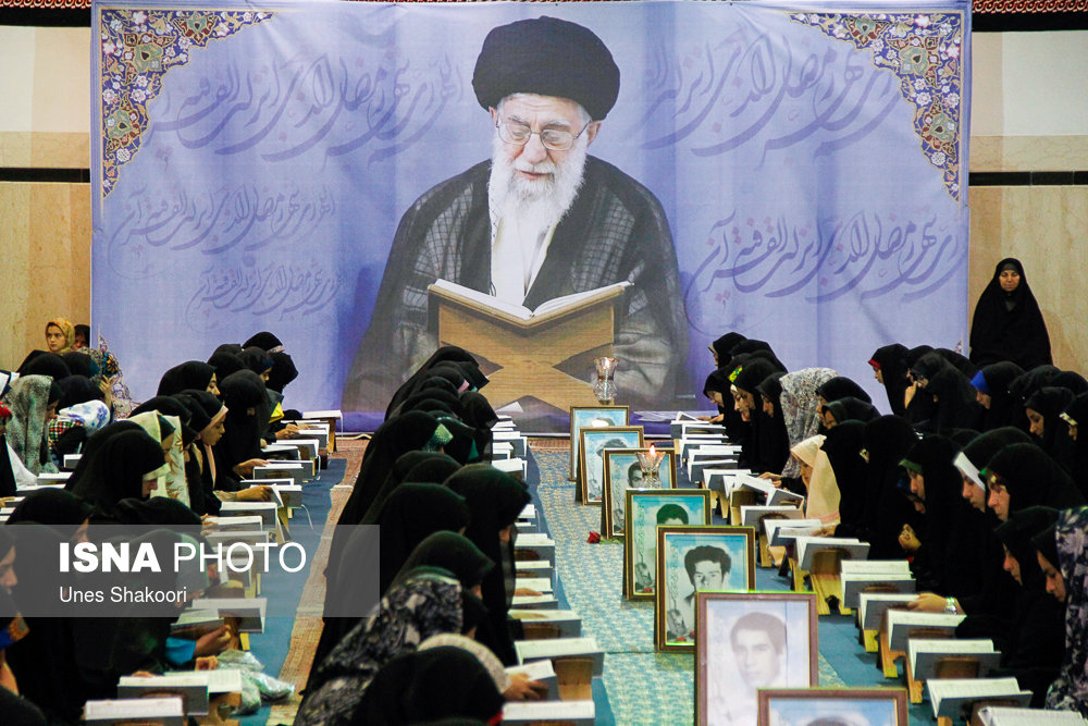 مراسم جزء خوانی قرآن کریم - حسینیه اعظم زنجان