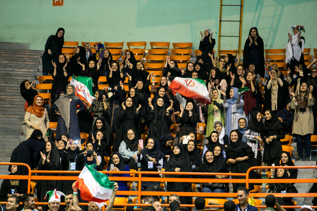 مسابقه‌ی تیم‌های ملی والیبال ایران و صربستان