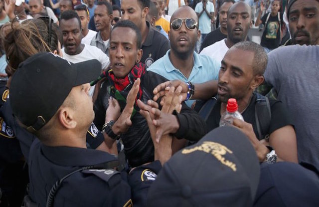 تظاهرات صدها اسرائیلی اتیوپی الاصل 