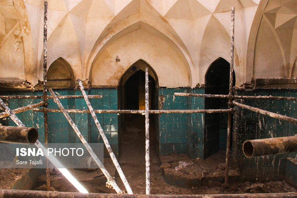 مرمت و بازسازی آرامگاه خواجه اتابک سلجوقی و حمام تاریخی باغ لله- کرمان