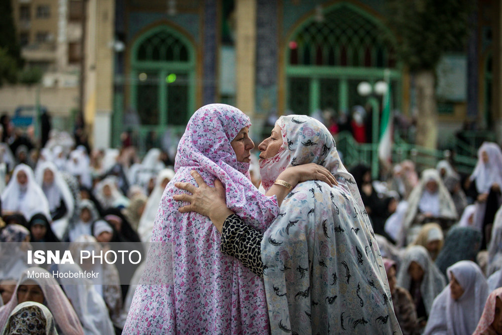 منتخب تصاویر نماز عید فطر در تهران