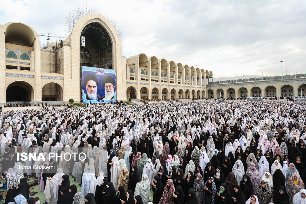 منتخب تصاویر نماز عید فطر در تهران