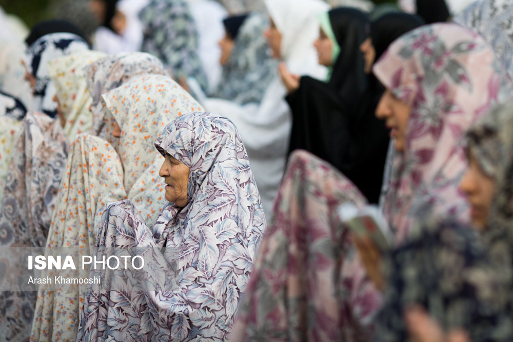 منتخب تصاویر نماز عید فطر در تهران