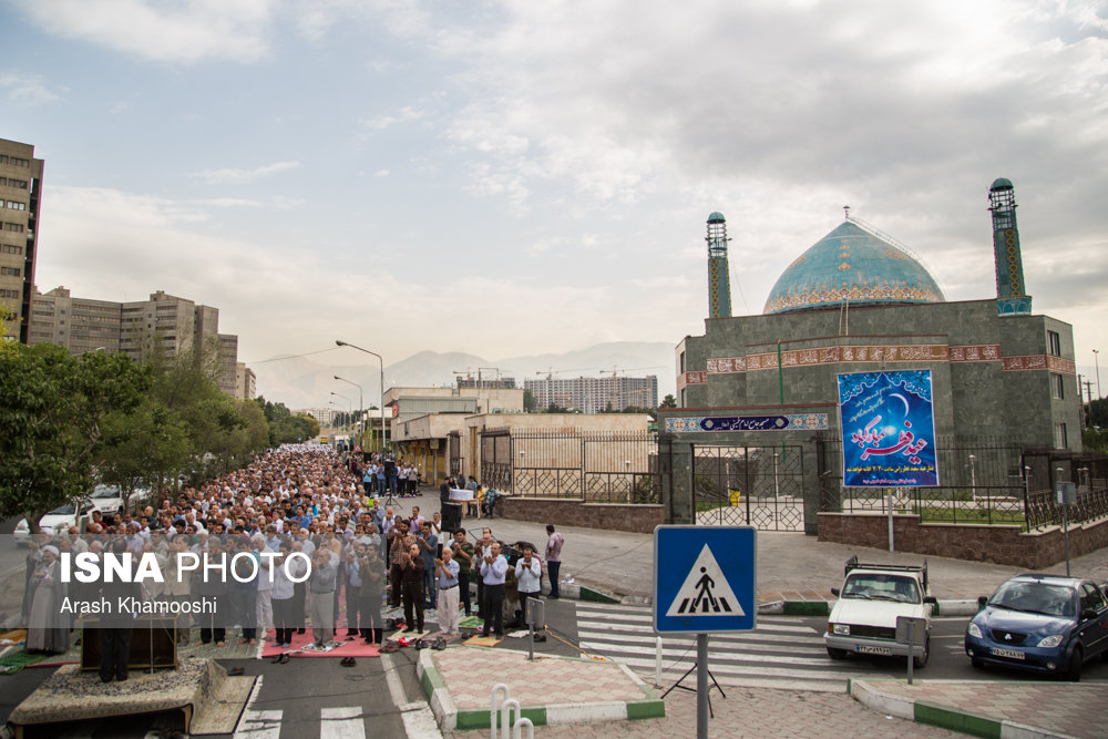 منتخب تصاویر نماز عید فطر در تهران