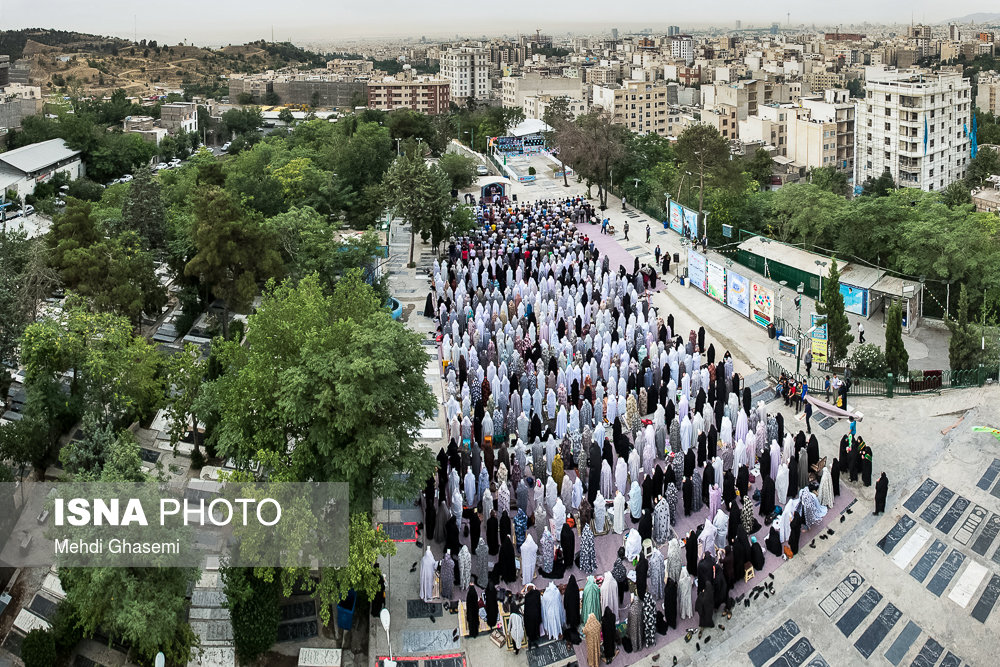 منتخب تصاویر نماز عید فطر در تهران