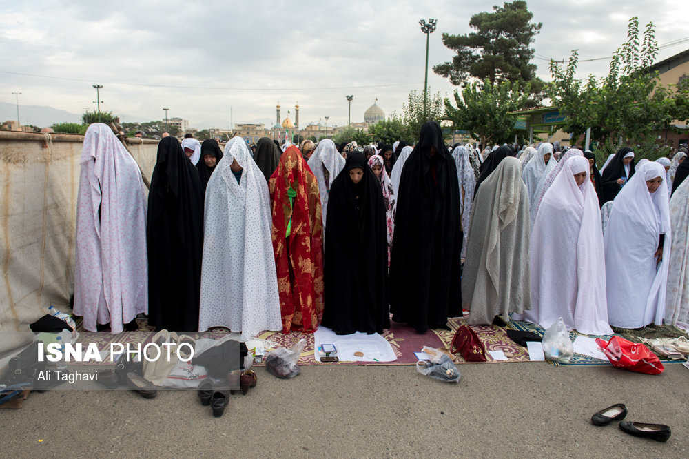 منتخب تصاویر نماز عید فطر در تهران