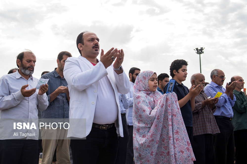 منتخب تصاویر نماز عید فطر در تهران
