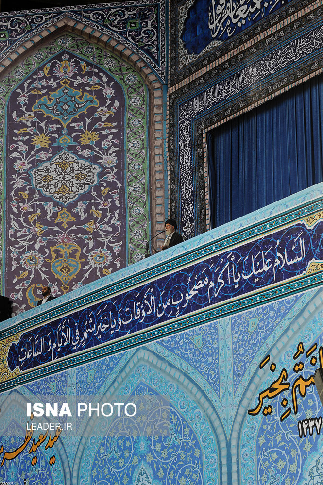 اقامه نماز عید سعید فطر به امامت رهبر معظم انقلاب اسلامی