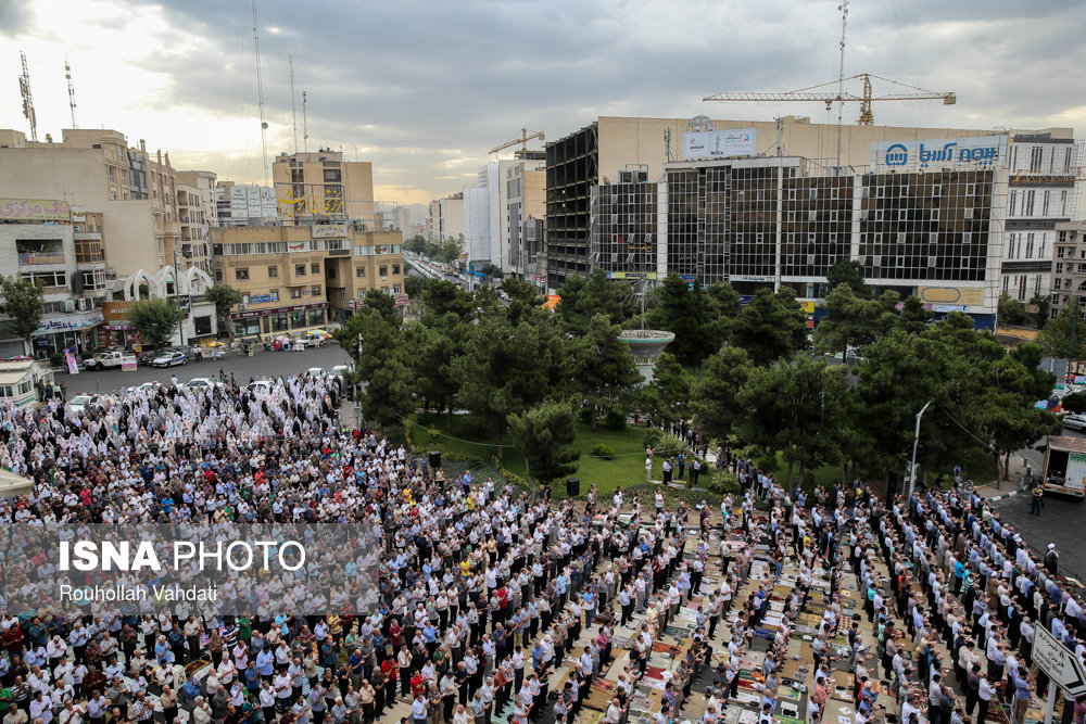 نماز عید فطر - سعادتآباد