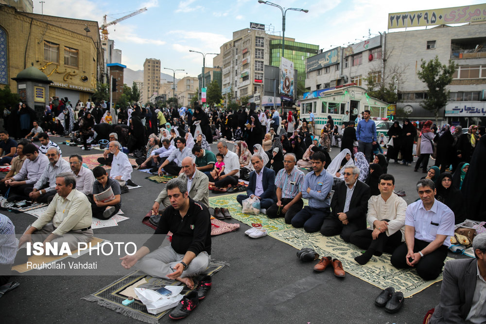 نماز عید فطر - سعادتآباد