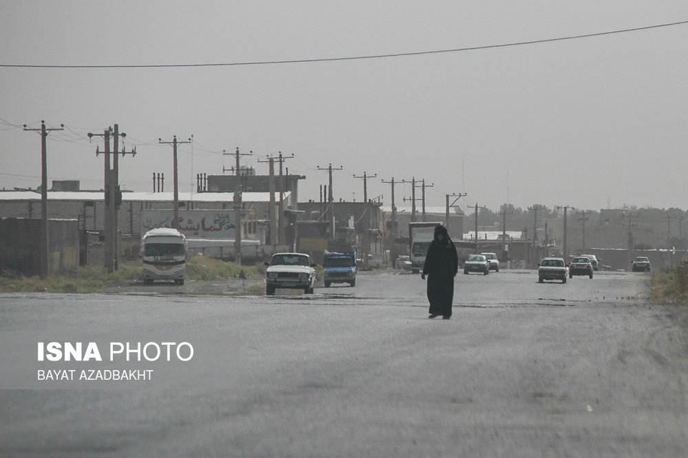 آسمان غبار آلود استان لرستان