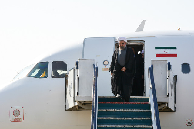 روحانی مسکو را به مقصد تهران ترک کرد