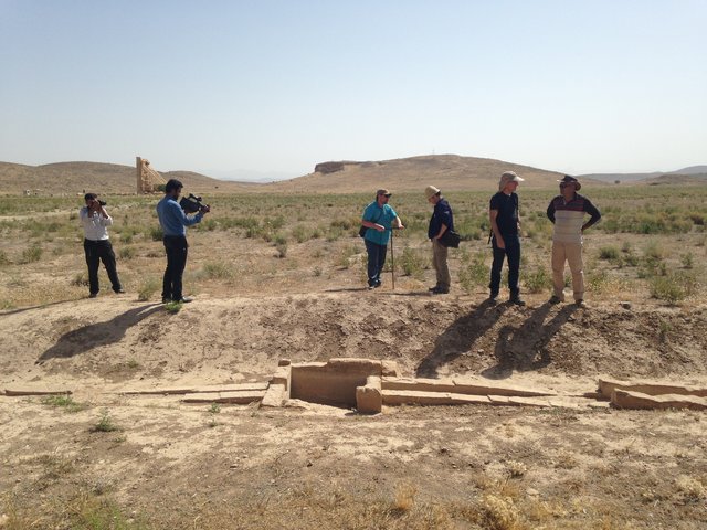 تیم باستان‌شناس خارجی در پاسارگاد