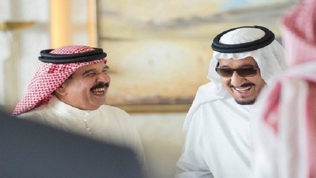 پادشاه عربستان و پادشاه بحرین