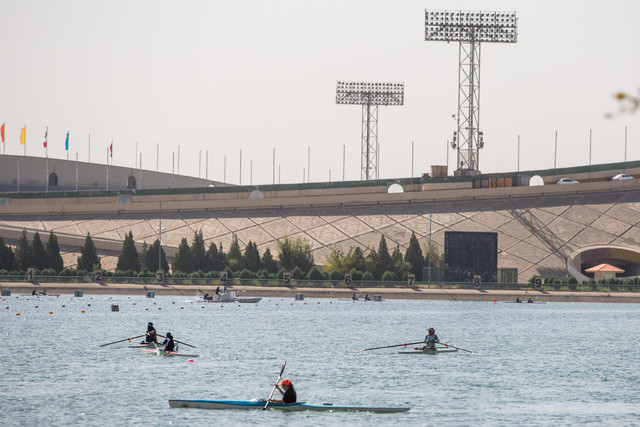 تمرین مهسا جاور نماینده قایقرانی بانوان ایران در المپیک ریو