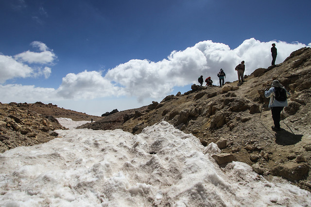 صعود تیم کوهنوردی ایسنا به قله سبلان