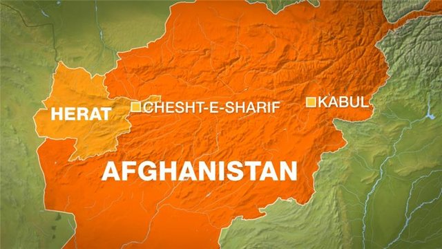 محل حمله به کاروان توریست ها در افغانستان