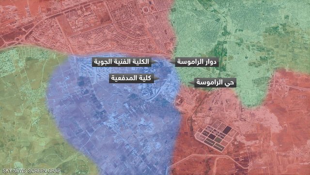 محله‌های جنوب غرب حلب
