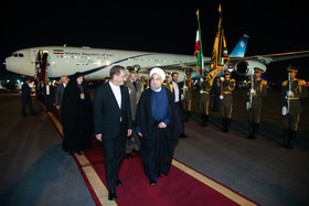 ورود رییس جمهور به تهران