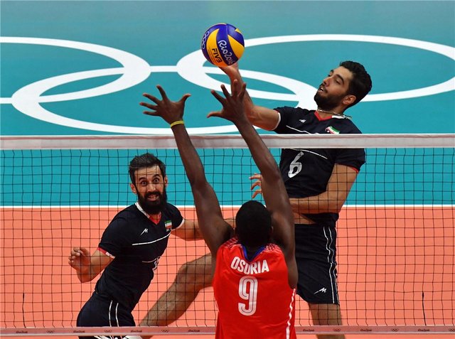 المپیک 2016 ریو - والیبال ایران و کوبا