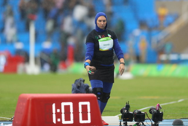 خداحافظی لیلا رجبی از دوومیدانی دوومیدانی المپیک 2016 ریو - لیلا رجبی