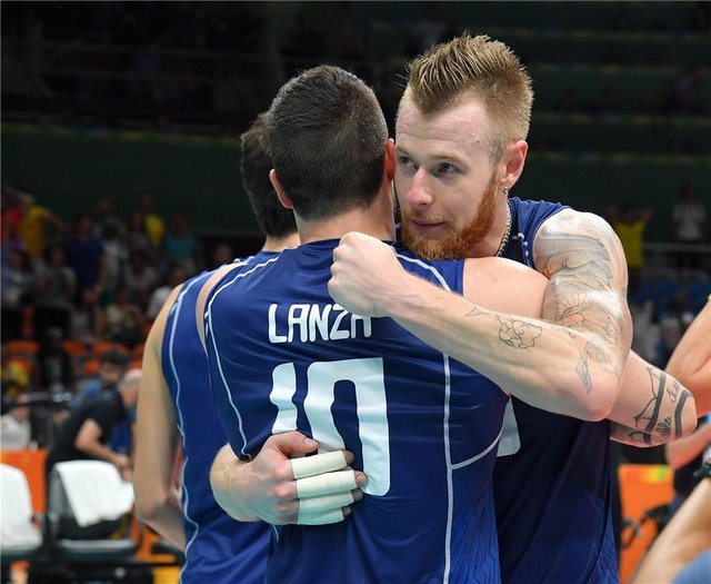 ایتالیا با درخشش زایتسف به فینال المپیک رسید المپیک 2016 ریو - والیبال ایران و ایتالیا - زایتسف