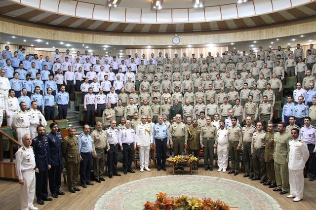 مراسم فارغ التحصیلی دانشجویان  کشورهای دوست  و هم پیمان در دافوس آجا 