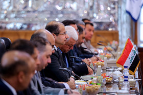 دیدار علی لاریجانی با سلیم الجبوری رئیس مجلس عراق
