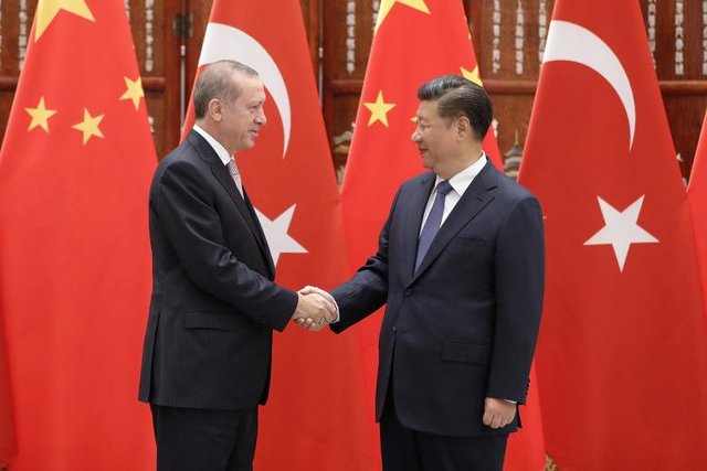 رهبران ترکیه و چین