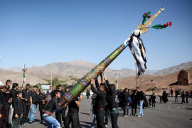 آیین علم گردانی در روستای خرو نیشابور