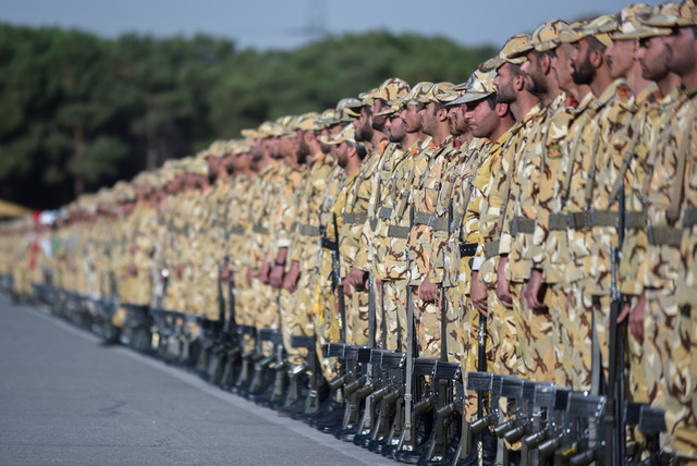 مراسم تحلیف سربازان آموزشی پادگان ۰۱ نیروی زمینی ارتش