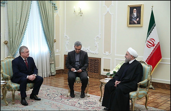 دیدار نماینده ویژه رییس جمهور روسیه با روحانی