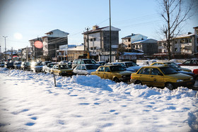 بازگشایی خیابان‌های اصلی رشت پس از بارش برف 