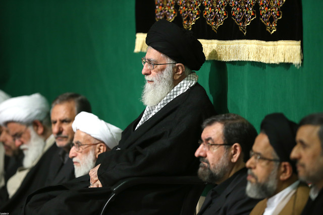 مراسم عزاداری محرم در حضور رهبر انقلاب