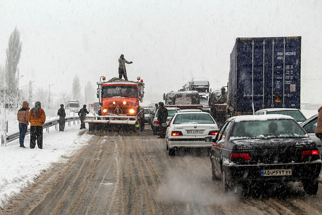 فهرست جاده‌های مسدود کشور در برف و باران