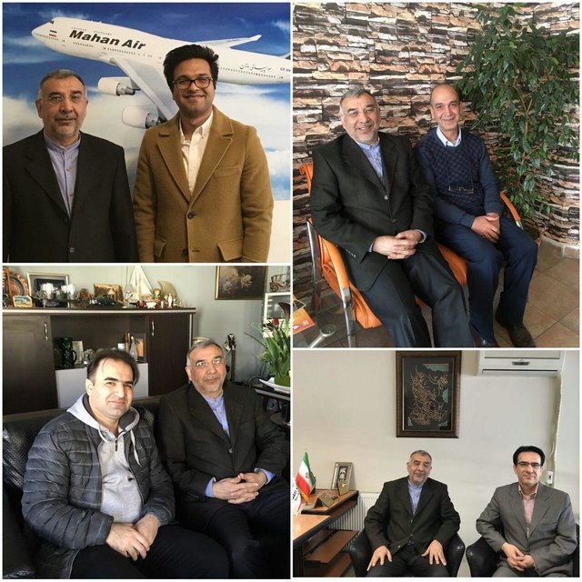 بازدید سفیر ایران از برخی دفاتر خدمات تجاری ایرانی در آنکارا