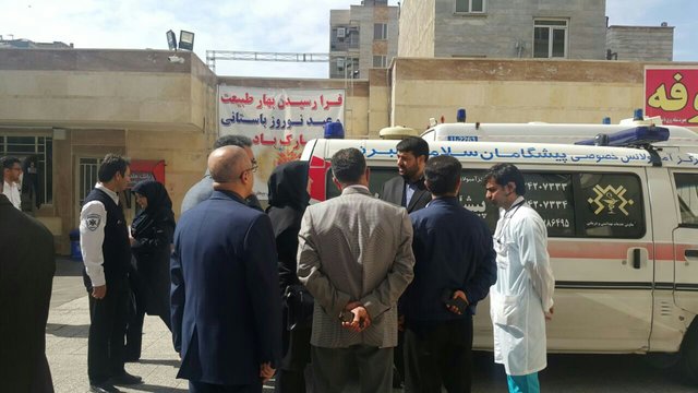 بازدید سرپرست اورژانس کشور از بیمارستان‌ها و مراکز درمانی البرز