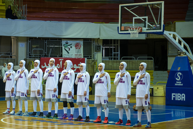 تبریک دختران بسکتبال ایران برای انتخاب مسعود سلطانی فر