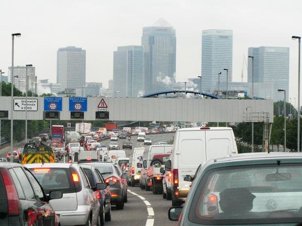 ترافیک آلودگی هوا لندن