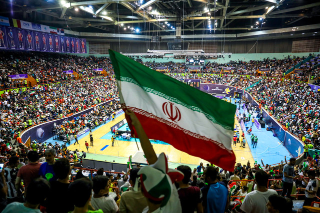 دیدار تیم‌های والیبال ایران و آرژانتین - لیگ جهانی والیبال