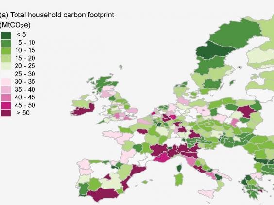 کدام کشورهای اروپایی کربن بیشتری منتشر می کنند؟ 
