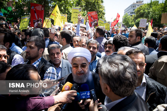 روحانی: ملت ایران پاسخ قاطعی به آمریکا داد